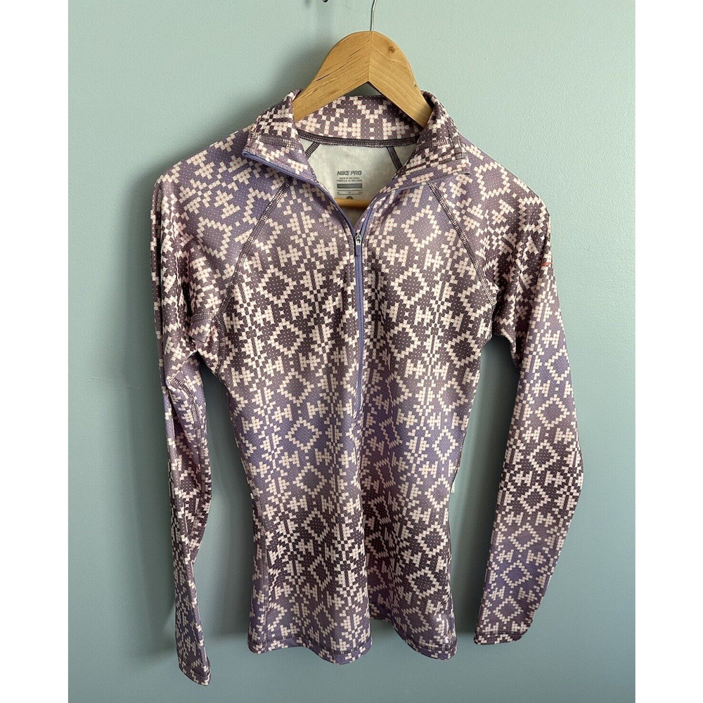 Nike Pro Aztec Half-zip Long sleeve Size Small